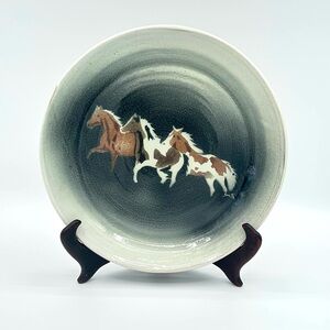 Smith Pottery NC ‘99 Horse Stoneware Plate